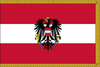 Austria Indoor Flag - w/ Eagle